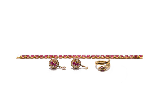 On-off-a-Kind Stunning Rubies and Diamonds Set